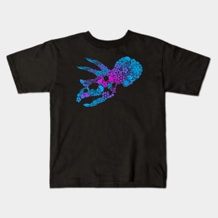 Dia De Los Muertos Triceratops Skull Kids T-Shirt